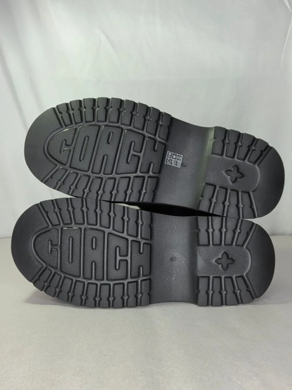 COACH Women's Cecelia Signature Shearling Clogs - Black, Size: 9 B
